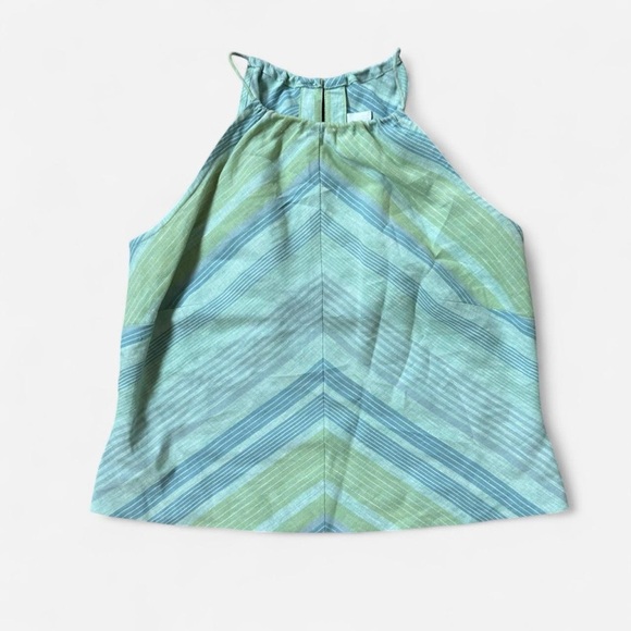 LOFT Green and blue linen two piece set - Picture 4 of 8